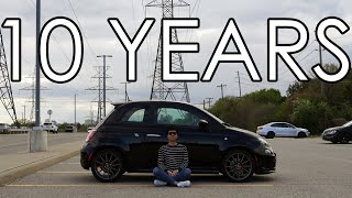 10 Years with My Fiat 500 Abarth The Ultimate Review [upl. by Anilra]