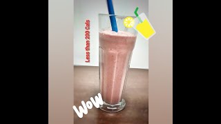 Low Calorie Anabolic Strawberry Smoothie  Better than Starbucks  Less than 200 calories [upl. by Egarton]