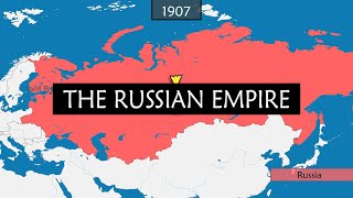 The Russian Empire  Summary on a map [upl. by Iliram795]