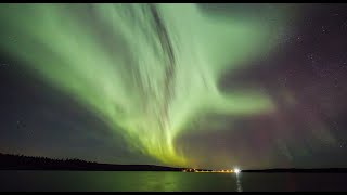 Aurore boreali timelapse Lapponia Finlandia Aurora Polare Rovaniemi amp Muonio Turismo Santa Claus [upl. by Oelc]