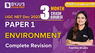 UGC NET Dec 2023  Paper 1  Environment Complete Revision  Toshiba Mam [upl. by Fattal]