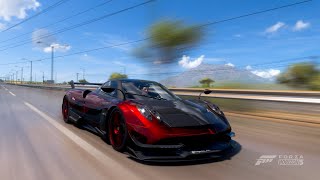 Pagani Huayra BC  Forza Horizon 5  Race Gameplay [upl. by Namwen]