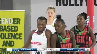 SPAR Proteas vs Malawi Queens  2024 SPAR Challenge Test 2 Highlights [upl. by Nylidam]