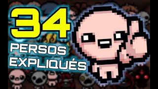 QUI SONT LES 34 PERSONNAGES DISAAC  LE LORE DE  THE BINDING OF ISAAC REPENTANCE [upl. by Sherar]