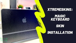 XtremeSkins Magic Keyboard skin installation [upl. by Broeder]