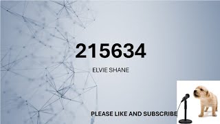 215634 BY ELVIE SHANE​ LYRICS [upl. by Nyrb456]