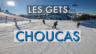 Ski France  Les Gets  Choucas Blue upper 23 Portes Du Soleil [upl. by Fabe]