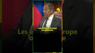 Lavrov fait le parallèle historique entre une quotpage honteusequot de lEurope et la situation actuelle [upl. by Notsob544]