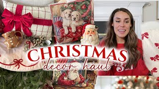 CHRISTMAS DECOR HAUL 2024 HomeGoods  CHRISTMAS DECORATION IDEAS  traditional Christmas decor [upl. by Suiraj850]