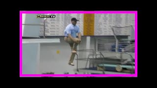 Breaking News  Jim harbaugh michigan coach does can opener dive into pool while wearing khakis [upl. by Florentia]