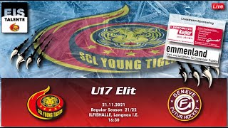 MS 2122  U17 Elit  Regular Season  SCL Young Tigers vs Genève Futur Hockey [upl. by Melodee]