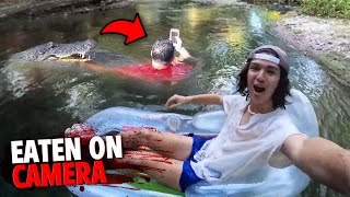 These 3 People Were EATEN ALIVE On Camera By Deadly Animals [upl. by Adnovahs457]