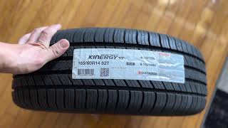 Overview of Hankook Kinergy ST tires 18560r14 for Mazda Miata MX5 [upl. by Nuri]