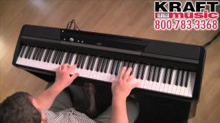 Kraft Music  Korg SP170s Digital Piano Demo [upl. by Aivatra635]