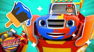 Makeover Machines 44 w Robot Blaze  Games for Kids  Blaze and the Monster Machines [upl. by Haropizt]