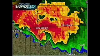 Greensburg KS EF5 Tornado Coverage KAKE [upl. by Nivrad928]