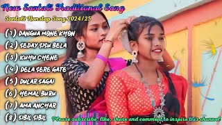 new santali traditional song  Santali Nonstop Song 202425 babitabaskil8h [upl. by Schwing568]