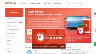 How to Download and Install Gom Player 2017 completely free video player for windows [upl. by Ytirehc407]