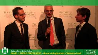 Giovanni Guglielmetti e Tommaso Faelli  Ip amp Tmt Awards 2014 by legalcommunityit [upl. by Rad]