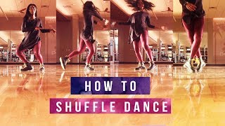 How To Shuffle Dance for Beginners 👟💃🏾 [upl. by Yhtnomit75]