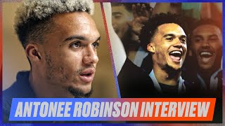 Antonee Robinson Interview  USMNT Fulham star talks his background how he wound up on the USMNT 🎆 [upl. by Floria596]