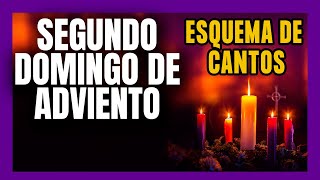 SEGUNDO DOMINGO DE ADVIENTO  ESQUEMA DE CANTOS  COROS CATÓLICOS  CICLO C [upl. by Rabaj]