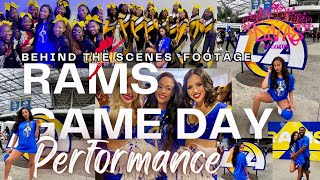 DIVAS OF COMPTON PREPARING FOR NFL RAMS PERFORMANCE  BEHIND THE SCENES PRACTICEFOOTAGE [upl. by Atselec]