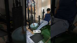 50 kg leg extension viralvideo shorts gym workout cfgf [upl. by Noffihc]