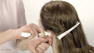 Blomdahl upper ear cartilage piercing Instruction film in English [upl. by Cannon402]