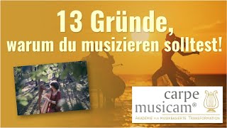 13 Gründe warum du musizieren solltest Neues aus dem Musikministerium [upl. by Seaddon]