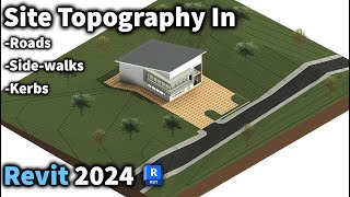 Site Topography In Revit Complete Revit 2024 Tutorial [upl. by Sikes908]