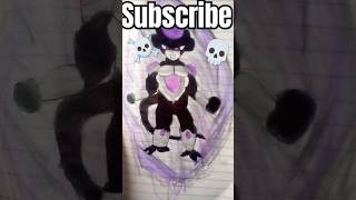 Drawing of black frieza anime drawinganime artist viral short [upl. by Lara]