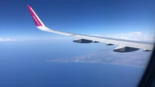 WIZZ AIR lot Warsaw to Larnaca Cyprus [upl. by Rothenberg]