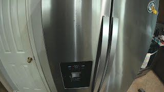 Whirlpool refrigerator not coolingfreezing properly Service mode Forced defrost Defrost problem [upl. by Aleece119]