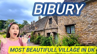 BIBURY in Gloucestershire famous village in United Kingdom walking video [upl. by Happy]