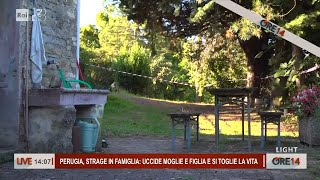 Strage familiare a Perugia uccide moglie e figlia e si toglie la vita  Ore 14 del 11092024 [upl. by Enilegnave]