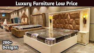 Luxury Beds Sofa Sets Dinning Tables Chairs Cabinets on Sale in Kirti nagar Furniture Market Delhi [upl. by Fayre]