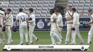 LIVE STREAM  MIDDLESEX V DERBYSHIRE DAY FOUR FROM LORDS [upl. by Yelsew]