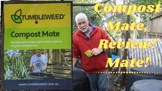 Compost Mate by Tumbleweed compost turner Review [upl. by Innoj879]