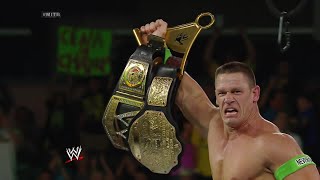 John Cena wins the vacant WWE Championship Money in the Bank 2014 [upl. by Garner]