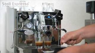 Stoll Espresso  Bezzera BB05 mit Timer und Izzo Alex Duetto in Aktion [upl. by Enaile]