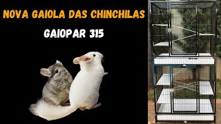 Chegou a NOVA GAIOLA DA GAIOPAR para as minhas CHINCHILAS [upl. by Sinnard732]