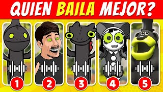 ¿Adivina quien BAILA… Memes DESDENTADOS  MrBeast Ronaldo Freddy Fazbear Otamatone [upl. by Storfer]