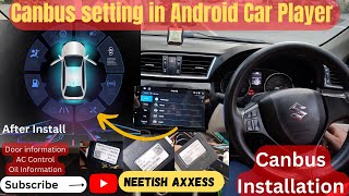 Canbus setting in Android Car stereo How to Set Canbus in Android Car Player Canbus installation [upl. by Femmine]