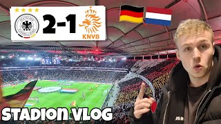 DEUTSCHLAND vs NIEDERLANDE 21 Stadion Vlog🇩🇪🔥 TRAUMTOR Mittelstädt und Major Tom Torhymne [upl. by Digdirb]