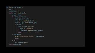 Analizador Léxico en Python [upl. by Lewej]