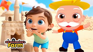 Sandcastles  Lets Go To The Beach  Beach Song ☀️ Sunscreen Safety at the Beach  Animal Kids [upl. by Nnaul]