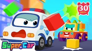 Police Cartoons amp MORE  Toy Blocks Everywhere  Best Cars Cartoons  Kids Cartoons amp Kids Songs [upl. by Reivaz]