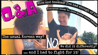 QampA all about Pregnancy Giving Birth and Postpartum as Foreigner in South Korea ambw 국제커플 [upl. by Daus]