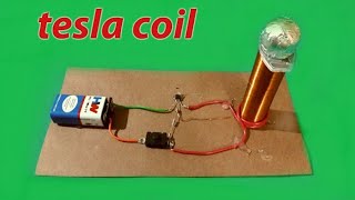 Make a mini quotTesla coilquot Easy to make [upl. by Esnahc]